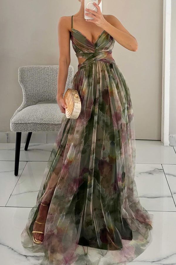 Giselle™ | Upea Maxi-mekko Kukka-kuviolla