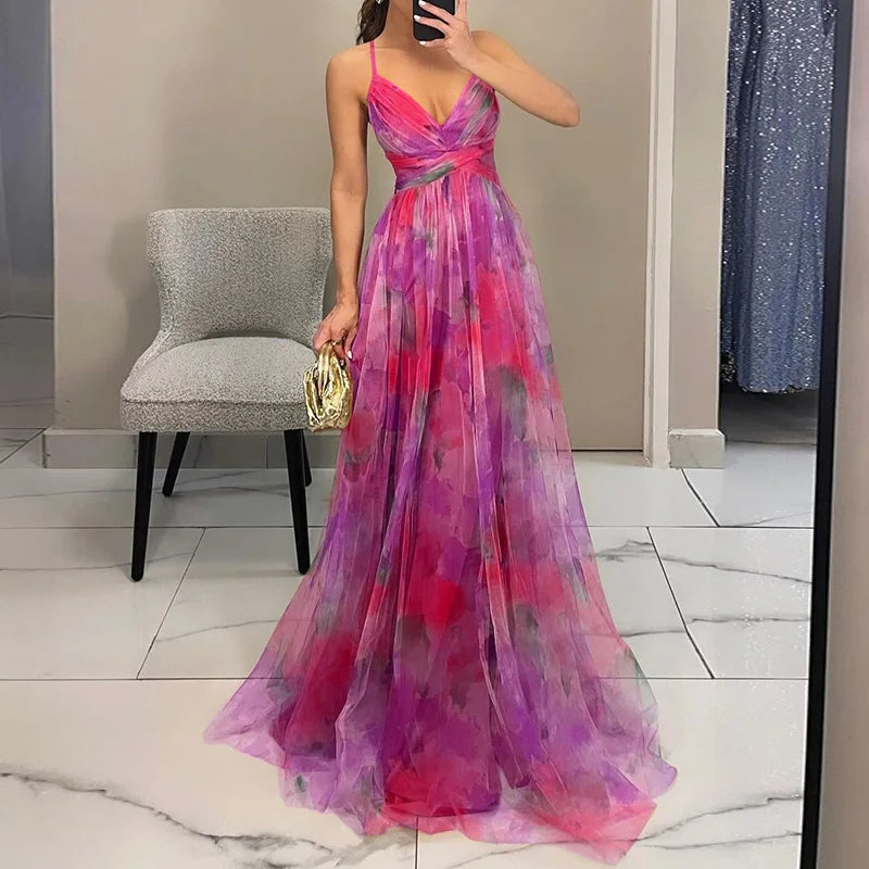 Giselle™ | Upea Maxi-mekko Kukka-kuviolla