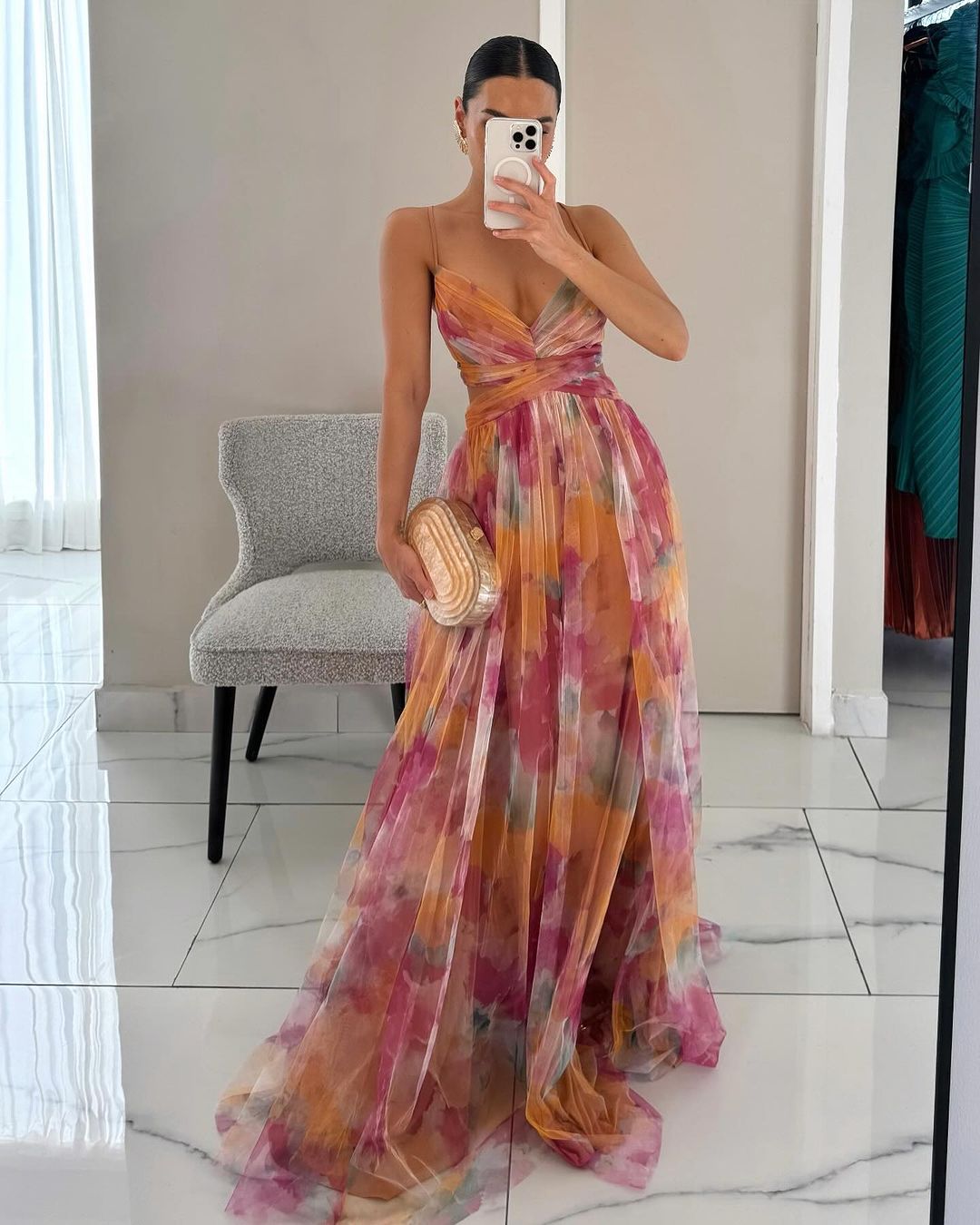 Giselle™ | Upea Maxi-mekko Kukka-kuviolla