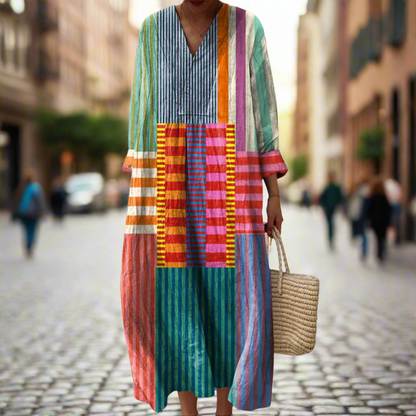 Linnea™  | Tyylikäs geometrinen mekko