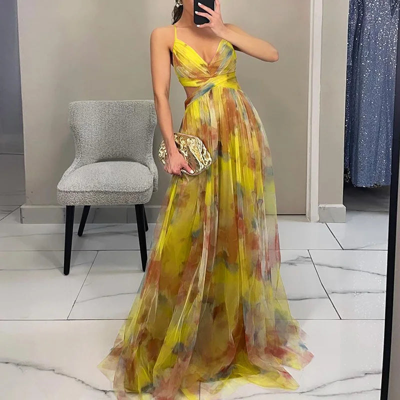 Giselle™ | Upea Maxi-mekko Kukka-kuviolla