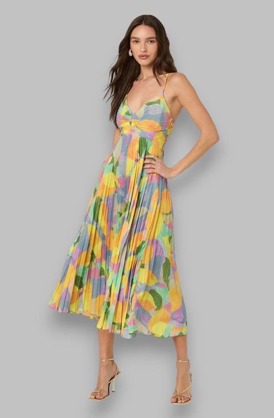 Viola™ | Elegantti kukkakuvioinen maxi-mekko