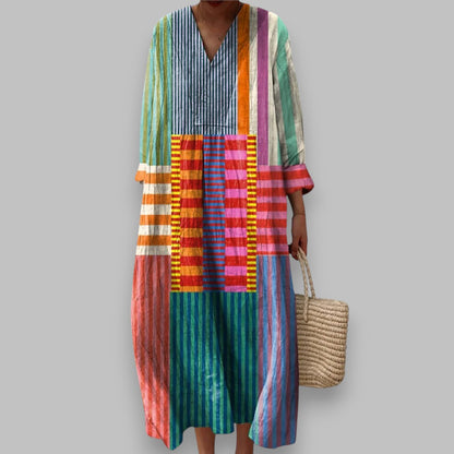 Linnea™  | Tyylikäs geometrinen mekko